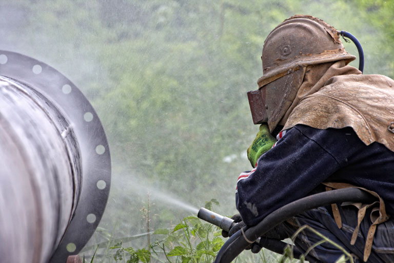 Eisclean-Pipeline-strahlen, reinigen