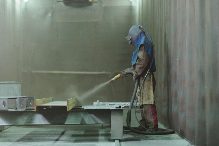 Eisclean-Traeger-strahlen, reinigen