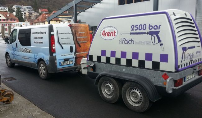 Hochdruck-Wasserstrahl bis 3500 bar - Eisclean